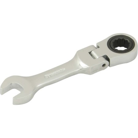 DYNAMIC Tools 3/8" Stubby Flex Head Ratcheting Wrench D076212